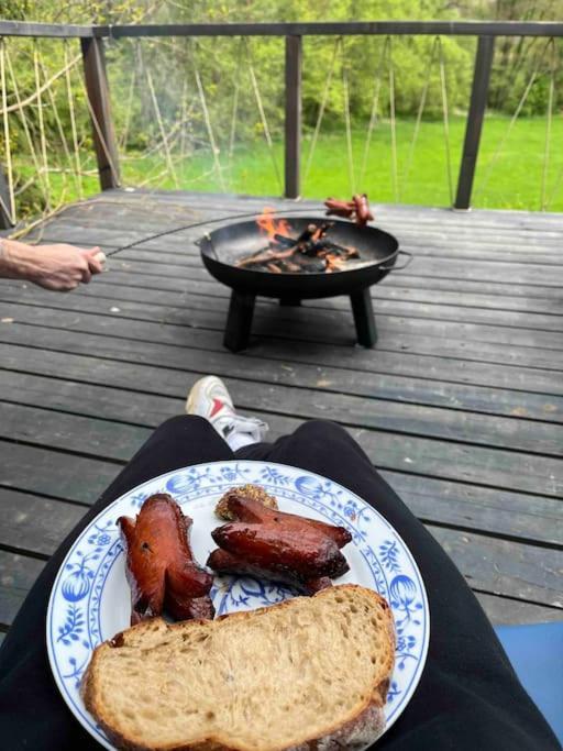 Chata Na Polosamote Se Saunou Villa Mestecko Luaran gambar